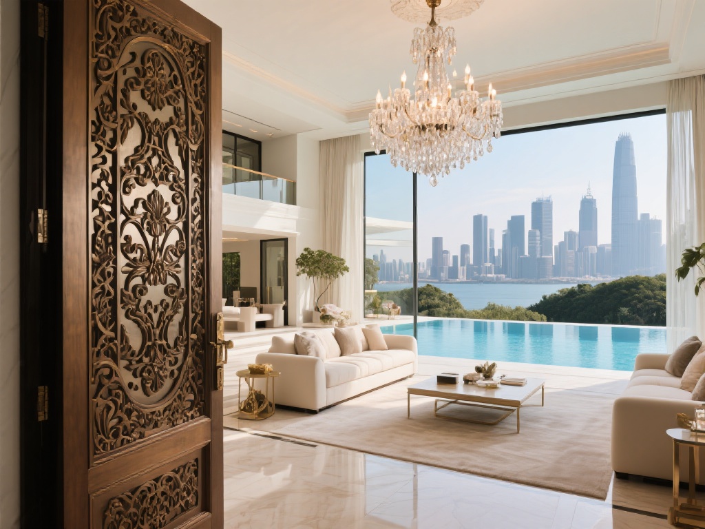 壹姐娱乐视频号带你走进明星豪宅生活 (壹姐娱乐视频号带你探秘明星豪宅奢华生活!) 想象一下,推开一扇雕花大门,映入眼帘的是宽敞明亮的